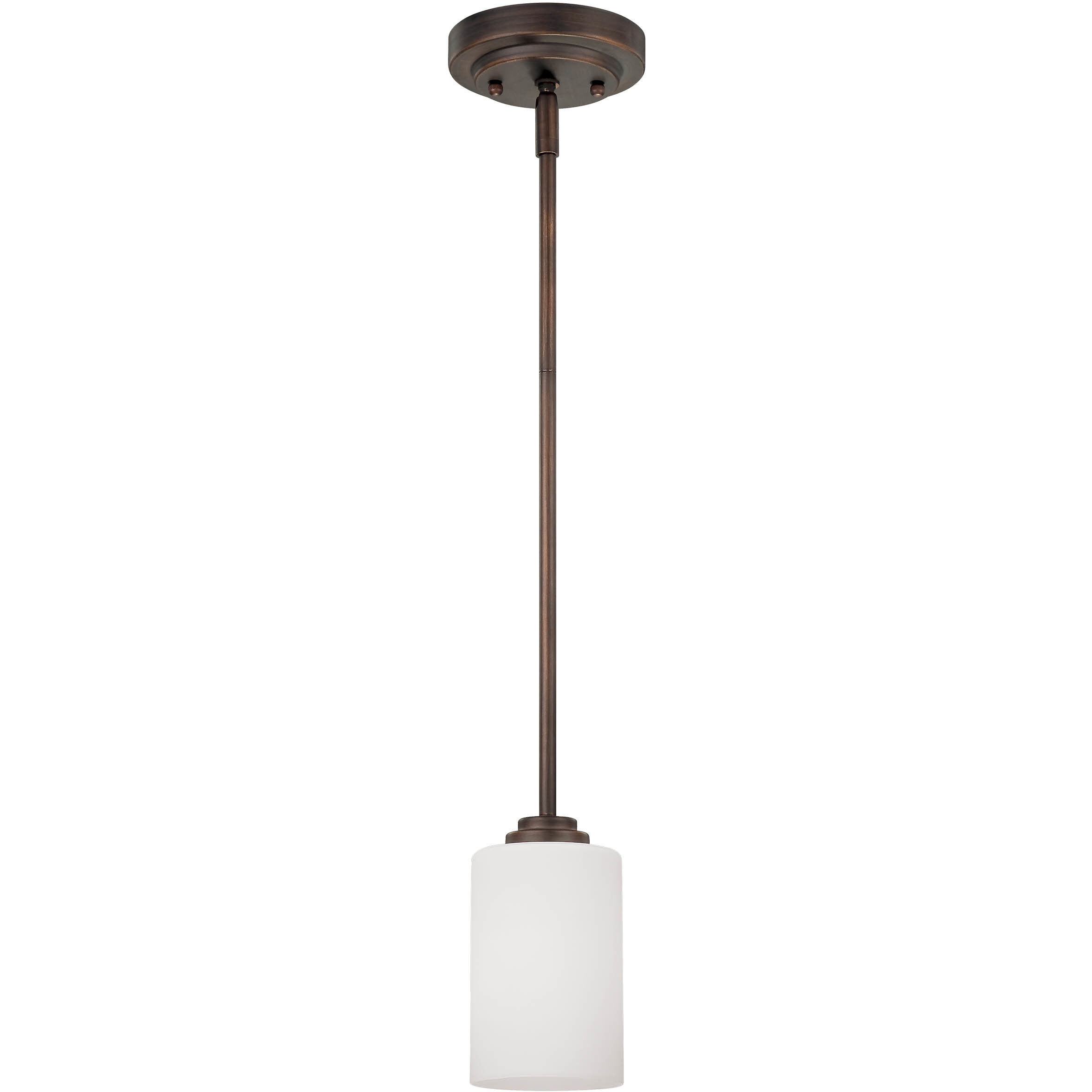 Bristo 1 Light 5.25 inch Rubbed Bronze Pendant Ceiling Light